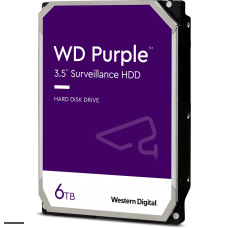 Жесткий диск Western Digital HDD SATA-III  6Tb Purple WD62PURX, IntelliPower, 128MB buffer (DV&NVR)