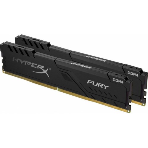 Оперативная память Kingston 32GB 3200MHz DDR4  Kit (2 x 16Gb) CL16 DIMM HyperX FURY Black