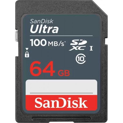 Флеш карта SDXC 64Gb Class10 Sandisk SDSDUNR-064G-GN3IN Ultra