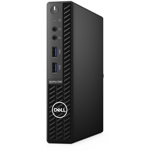 ПК Dell Optiplex 3080 Micro i3 10105T/8Gb/SSD256Gb/UHDG 630/W10Pro/kb/m/черный (плохая упаковка)