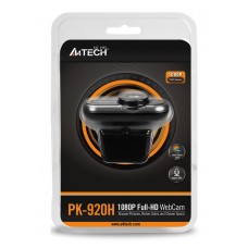Камера Web A4Tech PK-920H-1 серебристый 2Mpix (1920x1080) USB2.0 с микрофоном