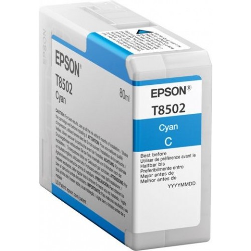 Картридж EPSON T850 SC-P800 Cyan T850200 UltraChrome HD ink 80ml C13T850200