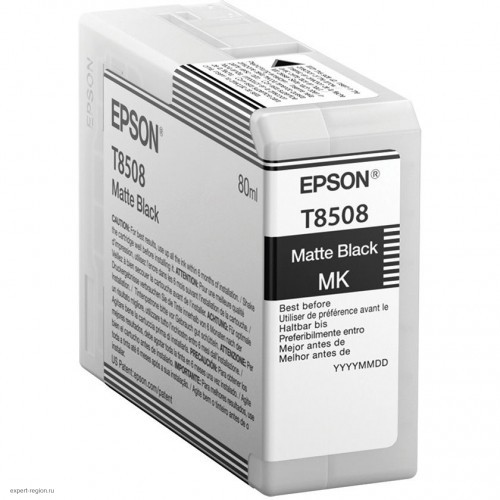 Картридж EPSON T850 SC-P800 Matte Black T850800 UltraChrome HD 80ml C13T850800