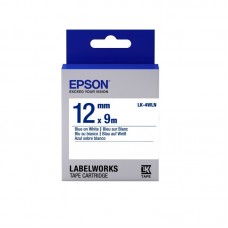 Лента Epson Tape LK-4WLN Std Blue/Wht 12/9 C53S654022