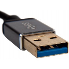 Кабель-переходник VCOM USB 3.0 (Am) --> LAN RJ-45 Ethernet 1000 Mbps, Aluminum Shell, DU312M