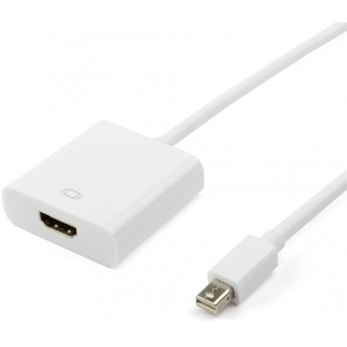 Переходник Mini DisplayPort(m) <=> HDMI (f) 0.1 м белый AT1043