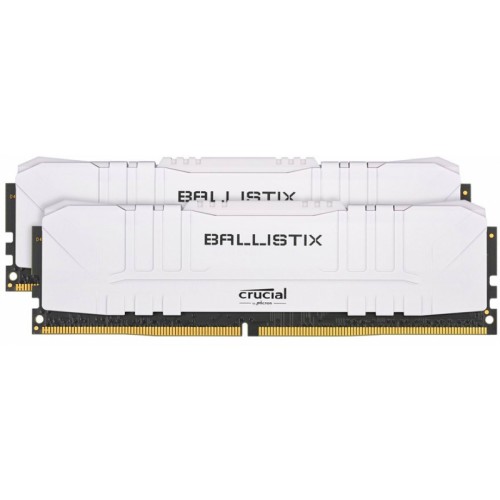 Память оперативная Crucial 16GB Kit (8GBx2) DDR4 3600MT/s CL16 Unbuffered DIMM 288 pin Ballistix White BL2K8G36C16U4W