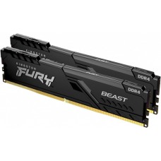 Память оперативная Kingston 32GB 3600MHz DDR4 CL18 DIMM (Kit of 2) FURY Beast Black KF436C18BBK2/32