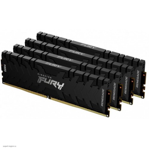 Память оперативная Kingston 32GB 2666MHz DDR4 CL13 DIMM (Kit of 4) FURY Renegade Black KF426C13RBK4/32