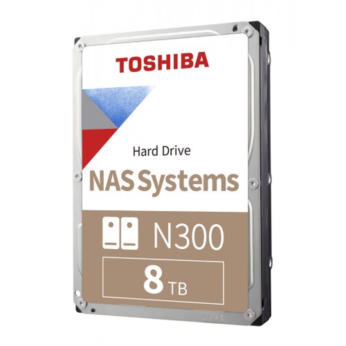 Жесткий диск Toshiba SATA-III 8Tb HDWG480EZSTA N300 (7200rpm) 256Mb 3.5" Rtl