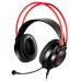 Наушники с микрофоном A4Tech Bloody G200S черный/красный 2м мониторные USB оголовье (G200S USB/ BLACK +RED)