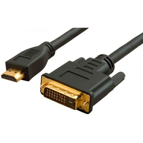 Кабель аудио-видео Lazco WH-141 HDMI (m)/DVI-D(m) 15м. Позолоченные контакты черный (WH-141(15M))