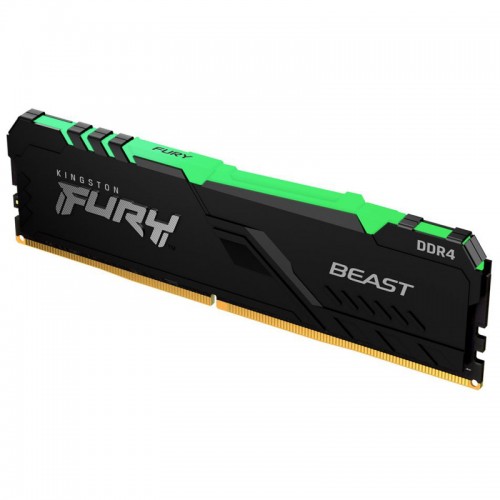 Оперативная память Kingston 8GB 3600MHz DDR4 CL17 DIMM FURY Beast RGB