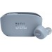 Наушники внутриканальные с микрофоном JBL Wave 100 TWS BT 5.0, до 5 часов, 2x5.1г, цвет серо-голубой