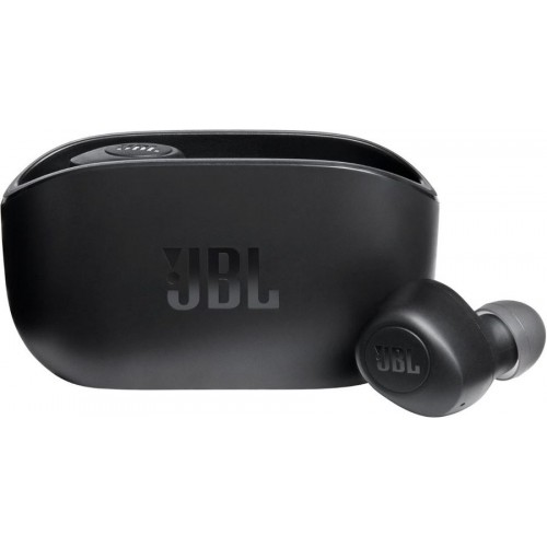 Наушники внутриканальные с микрофоном JBL Wave 100 TWS BT 5.0, до 5 часов, 2x5.1г, цвет черный