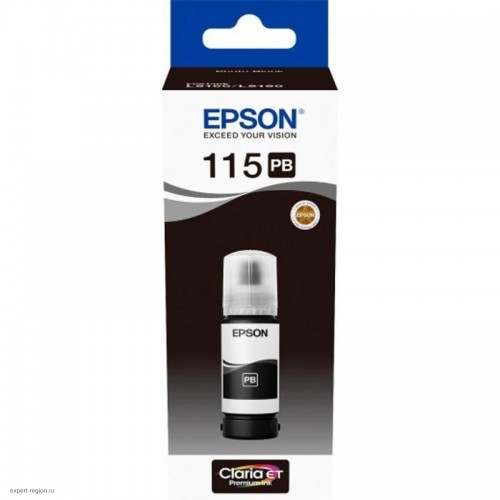 Чернила Epson 115 EcoTank Photo Black ink bottle C13T07D14A