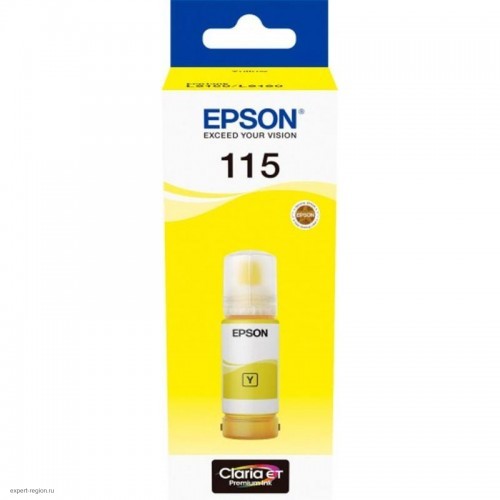 Чернила Epson 115 EcoTank Yellow ink bottle C13T07D44A