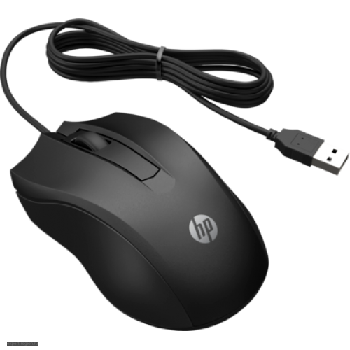 Мышь HP Wired Mouse 100 EURO cons