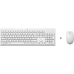 Клавиатура + мышь HP 230 Wireless Combo RUSS (White) cons