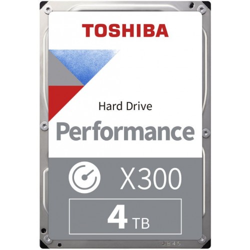 Жесткий диск HDD Toshiba X300 SATA3 4Tb 3.5" 7200 256Mb RTL (analog HDWE140EZSTA) HDWR440EZSTA