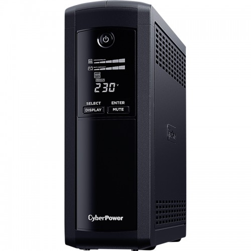 Источник бесперебойного питания CyberPower Line-Interactive 1200VA/720W USB/RS-232/RJ11/45  (4 + 4 IEC С13) VP1200EILCD