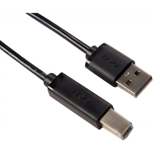 Кабель Greenconnect 1.5m USB 2.0, AM/BM, черный, 28/28 AWG, экран, армированный, морозостойкий, GCR-UPC5M-BB2S-1.5m