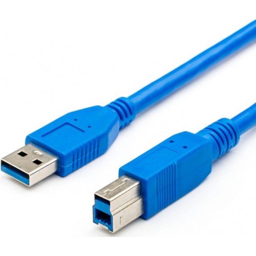 Кабель USB 3 м (USB 3.0, Am <=> Bm, синий) AT2824