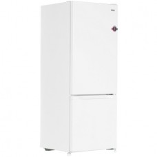 Холодильник с морозильником DEXP RF-CL205NMG/W белый [205 л, внешнее покрытие-металл, размораживание - ручное, 54 см х 144 см х 55 см]