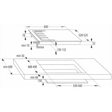 Встр. комбинированная поверхность Gorenje GCE691BSC