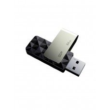 Флеш-диск USB3.2 64GB, Silicon Power Blaze B30 (SP064GBUF3B30V1K) Черный