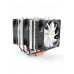 Кулер Snowman M-X6 Socket 115x/1200, PWM, TDP130W, 2 вентилятора, 6 тепл.трубок,разноцв. подсветка