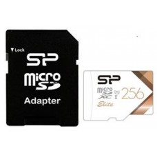 Карта памяти 256Gb MicroSD Silicon Power Elite + SD адаптер (SP256GBSTXBU1V21SP)