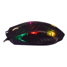 Мышь A4TECH Bloody Q51 игровая, оптическая, проводная, USB, черный и рисунок