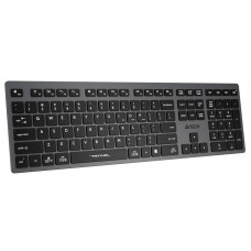 Клавиатура A4Tech Fstyler FBX50C серый USB беспроводная BT Radio slim Multimedia