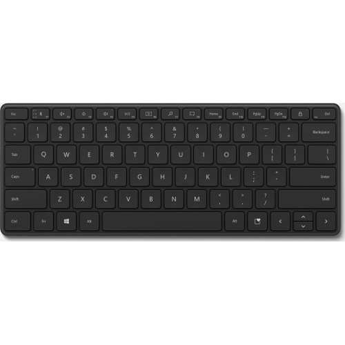 Клавиатура Microsoft Designer Compact Keyboard черный USB беспроводная BT slim