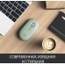 Мышь Logitech Pebble M350 зеленый оптическая (1000dpi) silent беспроводная BT/Radio USB для ноутбука