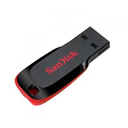 Накопитель USB 2.0 Flash Drive 64Gb SanDisk Cruzer Blade Black/Red (SDCZ50-064G-B35)