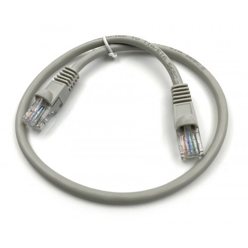 Патч-корд Buro UTP 4 пары cat5E CCA molded 0.5м серый RJ-45 (m)-RJ-45 (m)