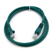 Патч-корд Buro UTP 4 пары cat5E CCA molded 1м зеленый RJ-45 (m)-RJ-45 (m)