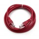 Патч-корд Buro UTP 4 пары cat5E CCA molded 2м красный RJ-45 (m)-RJ-45 (m)