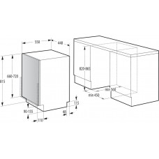 Встраиваемая Посудомоечная машина Gorenje GV520E15