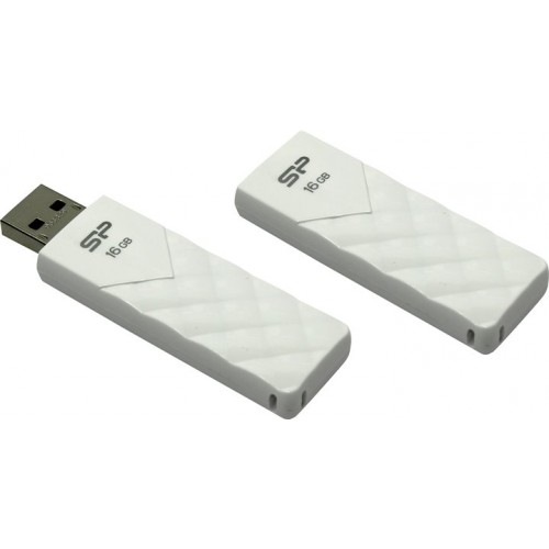 Накопитель USB 2.0 Flash Drive 16Gb Silicon Power Ultima U03 White (SP016GBUF2U03V1W)