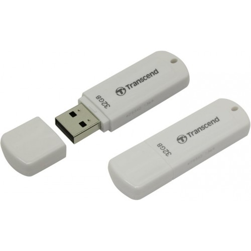 Накопитель USB 2.0 Flash Drive 32Gb Transcend JetFlash 370 white (TS32GJF370)