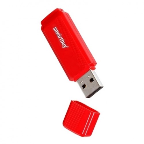 Накопитель USB 2.0 Flash Drive 8Gb Smartbuy Dock Red (SB8GBDK-R)