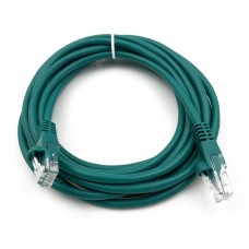 Патч-корд Buro UTP cat5E molded 3м зеленый RJ-45 (m)-RJ-45 (m)