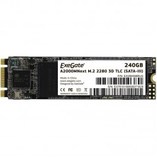 SSD диск ExeGate A2000MNext 240 Gb M.2 2280 3D TLC (SATA-III)