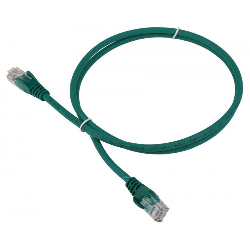 Патч-корд Lanmaster LAN-PC45/U5E-5.0-GN UTP вилка RJ-45-вилка RJ-45 кат.5е 5м зеленый LSZH (уп.:1шт)