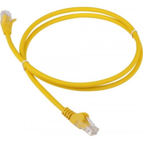 Патч-корд Lanmaster UTP LAN-PC45/U5E-2.0-YL вилка RJ-45-вилка RJ-45 кат.5е 2м желтый LSZH (уп.:1шт)