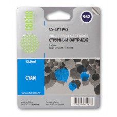 Картридж струйный Cactus CS-EPT962 голубой (13мл) для Epson Stylus Photo R2880