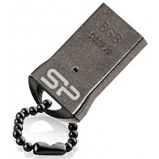 Накопитель USB 2.0 Flash Drive 8Gb Silicon Power T01 Black (SP008GBUF2T01V1K)